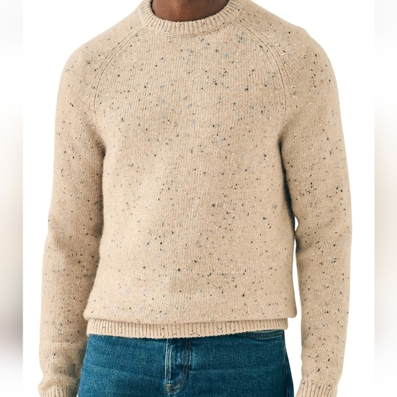 Faherty Donegal Wool Blend Crewneck Sweater Mens NEW - Picture 7 of 7